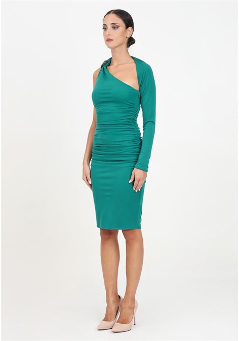 Abito midi Alea verde da donna ALMA SANCHEZ | AS2425078-EL655